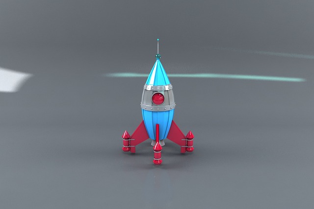 3D model spaceship
